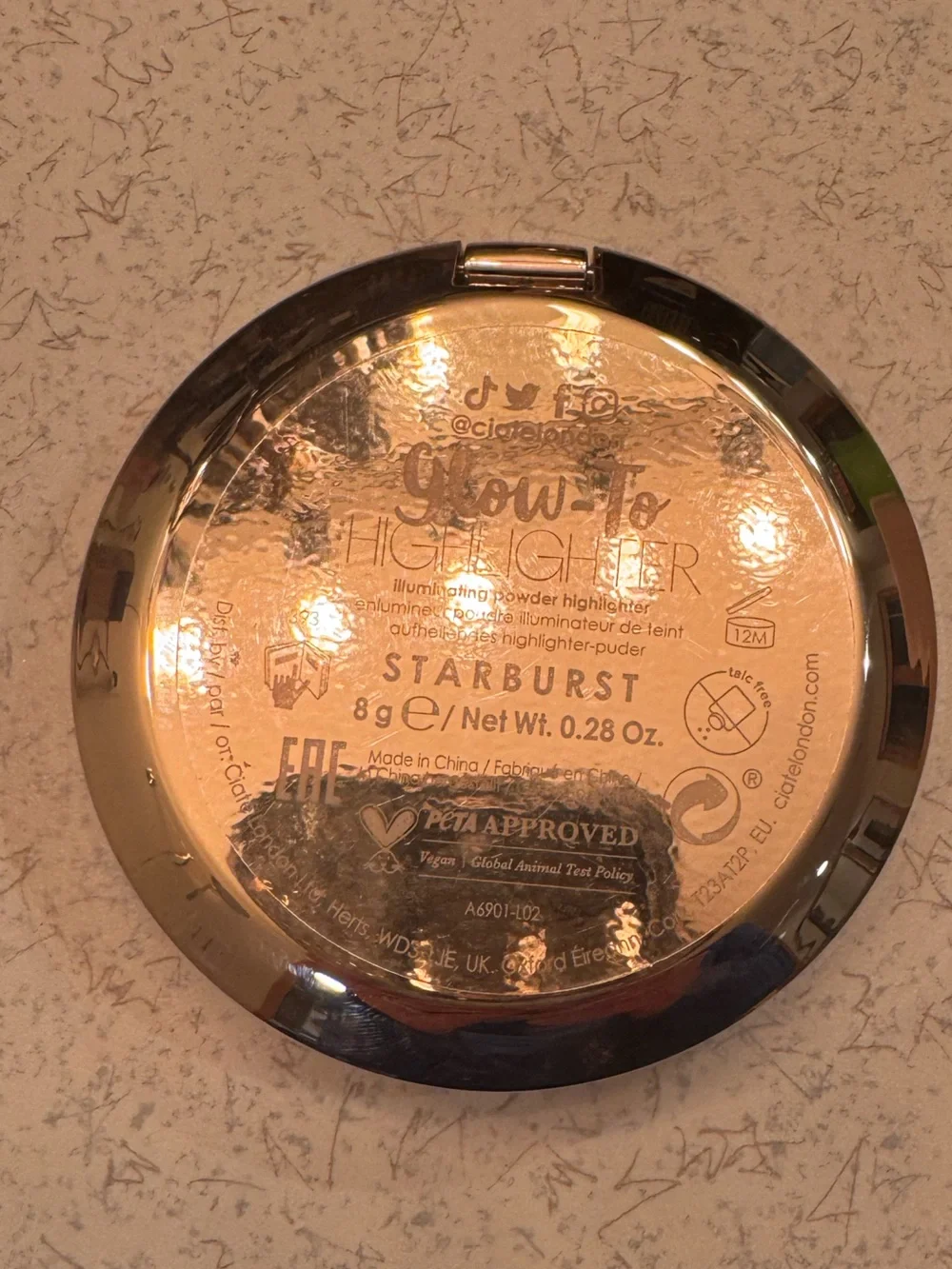 Ciaté London Glo to highlighter in Starburst. New!!